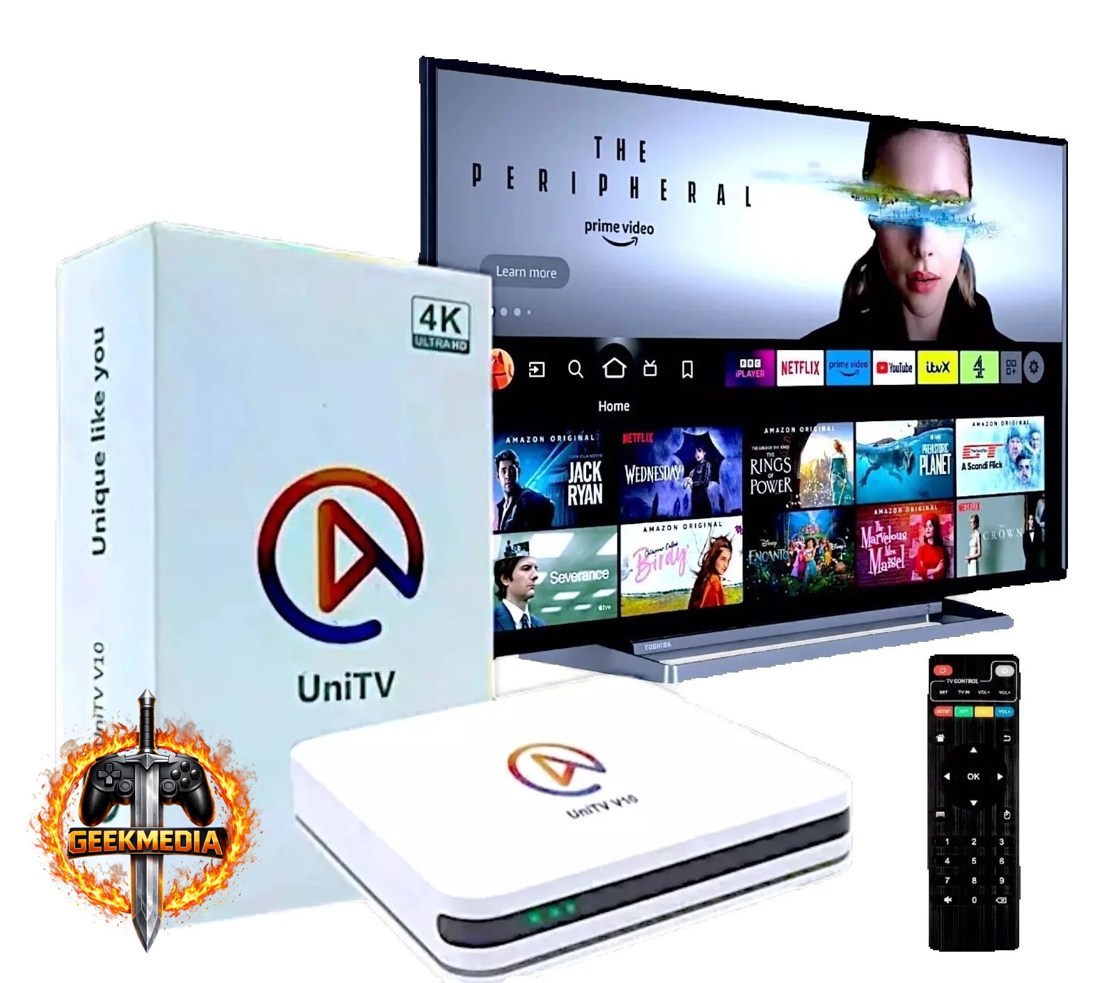 UNITV V10 Set Top Box Original Wi-Fi