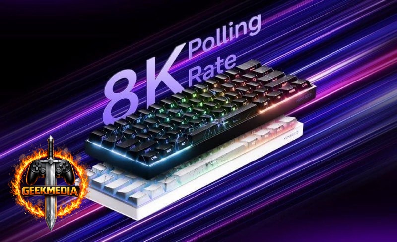 Teclado Magnético Akko Fun60 Pro HE, RGB, 8000Hz