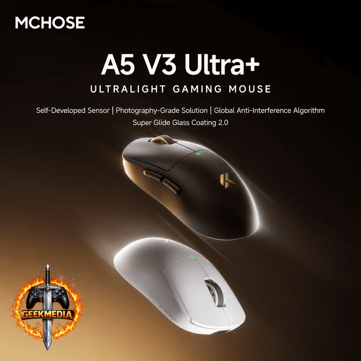 Mouse Gamer Mchose A5 V3 Ultra