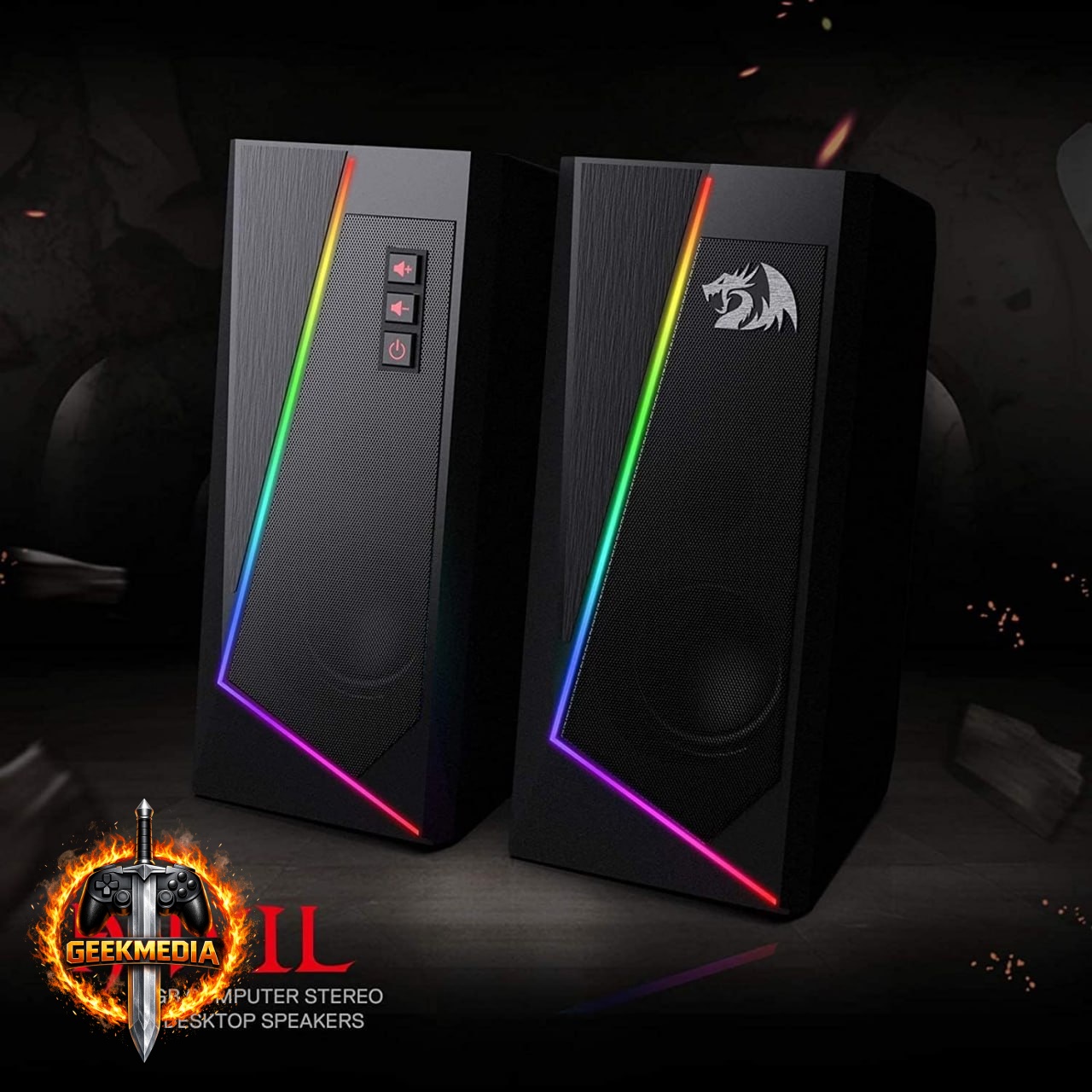 Caixa de Som Redragon Anvil RGB