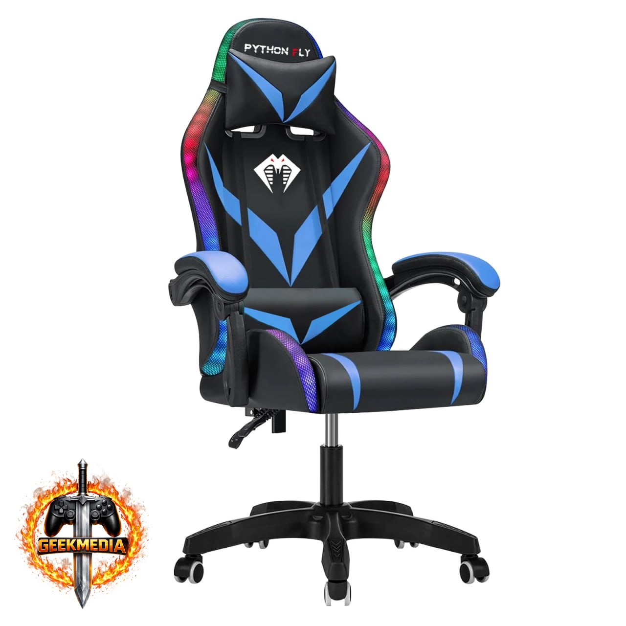 Cadeira Gamer Python FLY com RGB