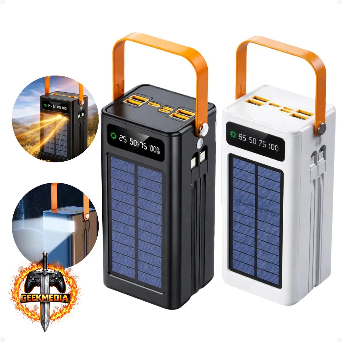 Power Bank Solar Turbo 50.000mah Rápido