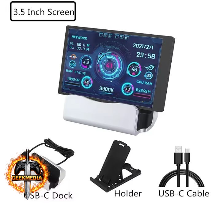 Tela Secundária Monitoramento IPS 3.5"