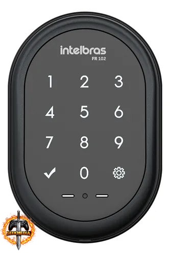 Fechadura Digital De Sobrepor FR 102 Preto Intelbras