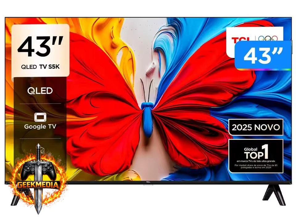 Smart TV TCL 43" QLED S5K Full HD