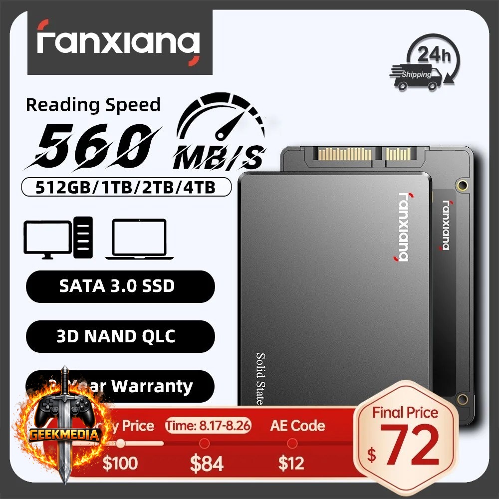 SSD SATA 3 Fanxiang S101Q 512GB/1TB
