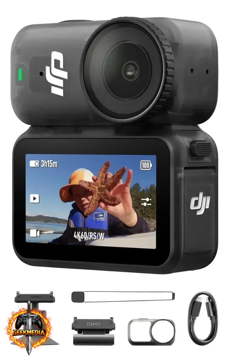 DJI Osmo Nano 128GB - 4K 60fps - Câmera Gimbal Estabilizada