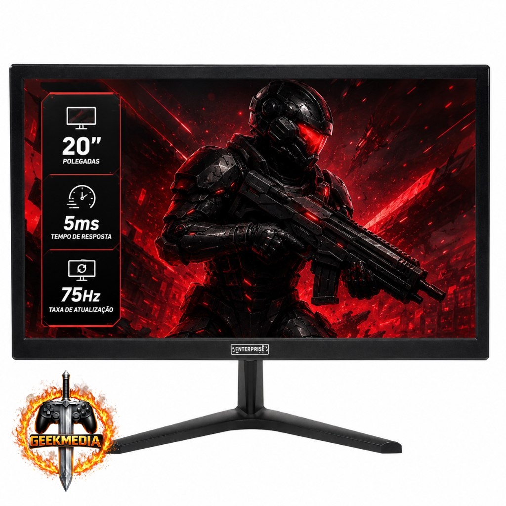 Monitor LED 20" Enterprise Widescreen 75Hz HDMI VGA