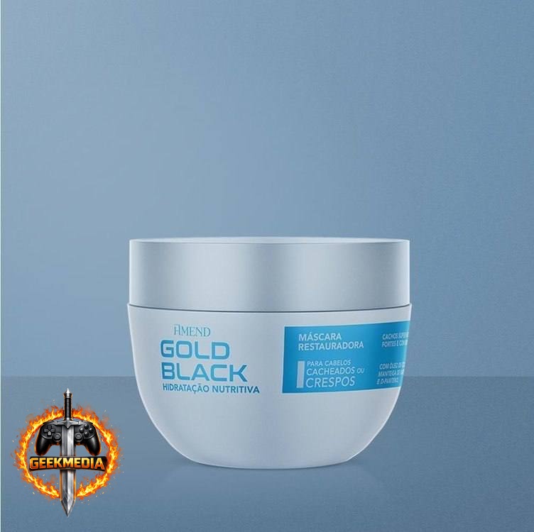 Máscara Amend Gold Black Hidratação Nutritiva, 250g