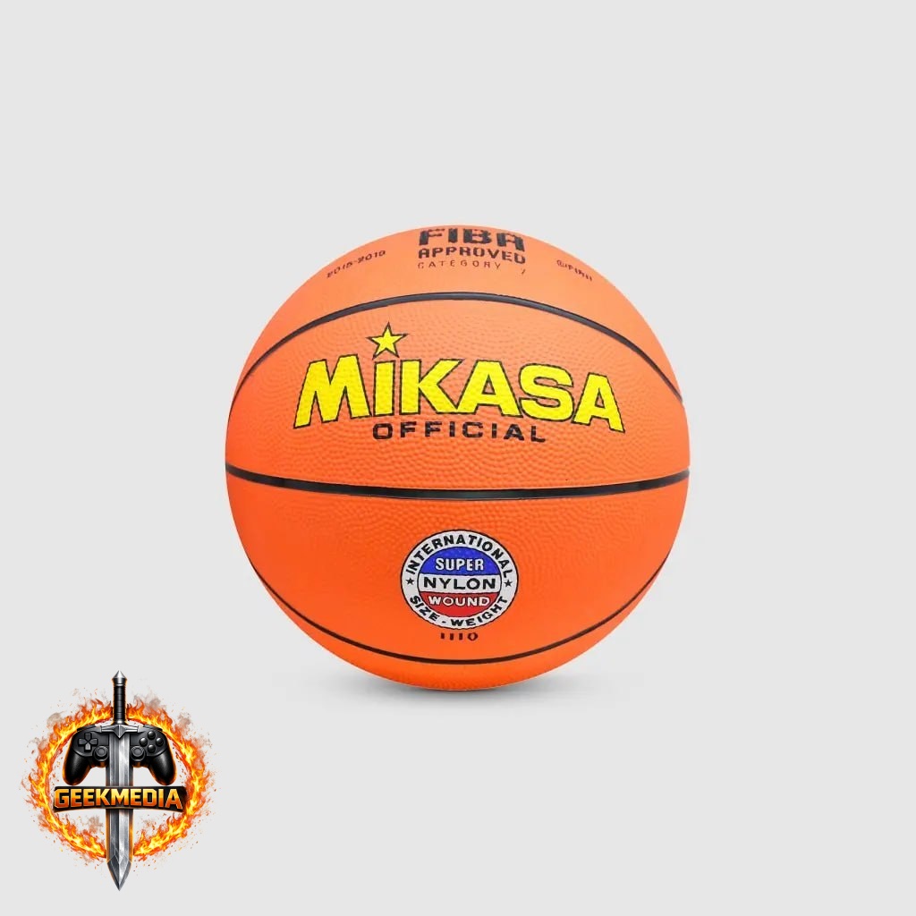 Bola De Basquete Mikasa 1110 Laranja Padrão Fiba