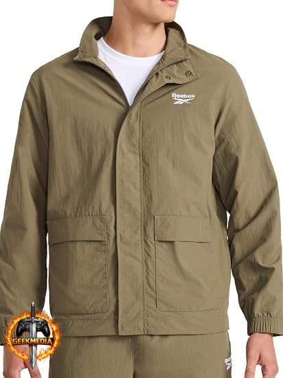 Suéter com capuz Ri Utility Woven Jacket Reebok Masculino