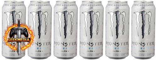 Pack com 6 Energéticos Monster Ultra 473ml