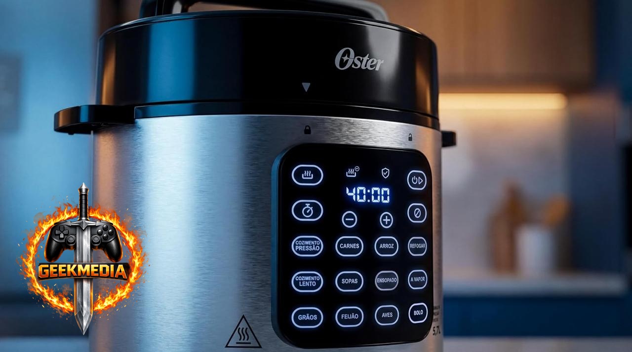 Panela de Pressão Elétrica Digital Oster 5,7L