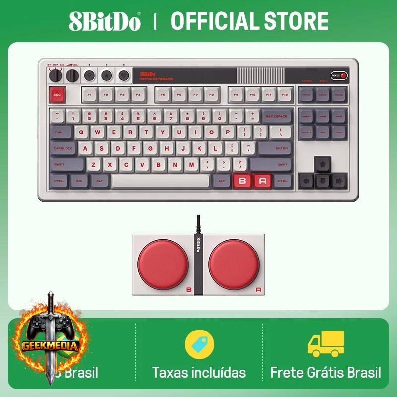 Teclado Mecânico Retrô 8BitDo
