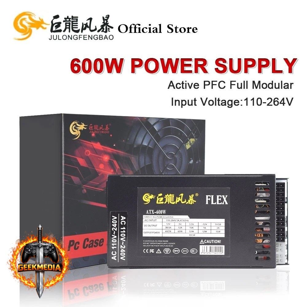 Fonte Flex ATX 600W Modular ENP-7660B