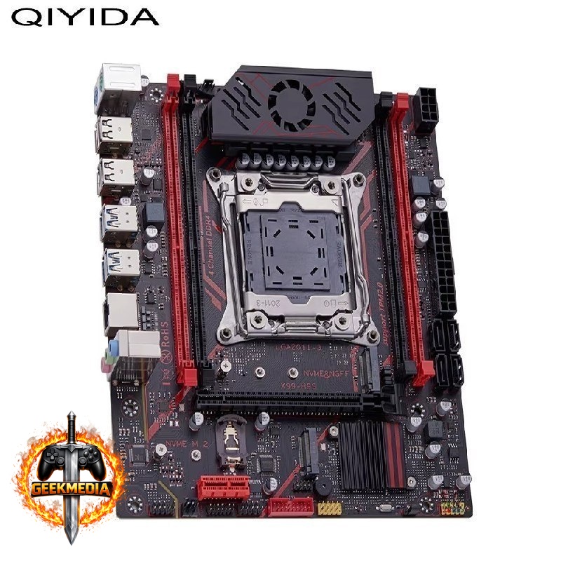 Placa mãe Qiyida X99 H9S (Quad Channel) Chipset C612