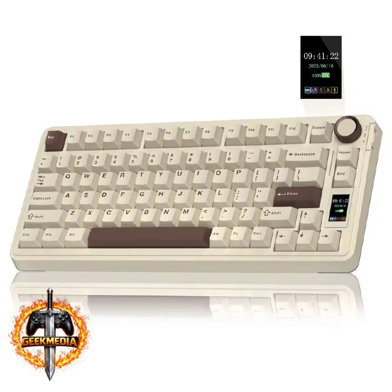 Teclado Gamer AULA S75Pro 75% Mecânico RGB
