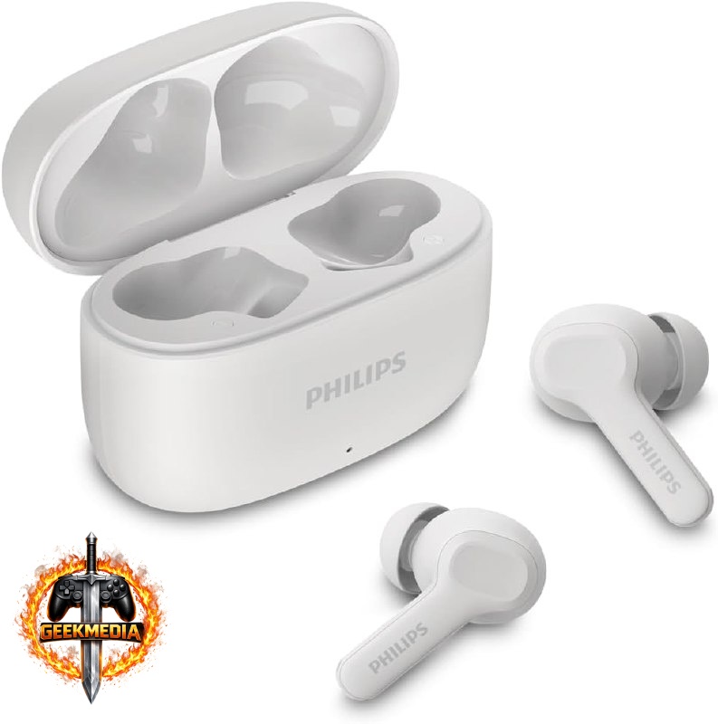 Fone TWS Bluetooth Philips TAT1109WT Branco