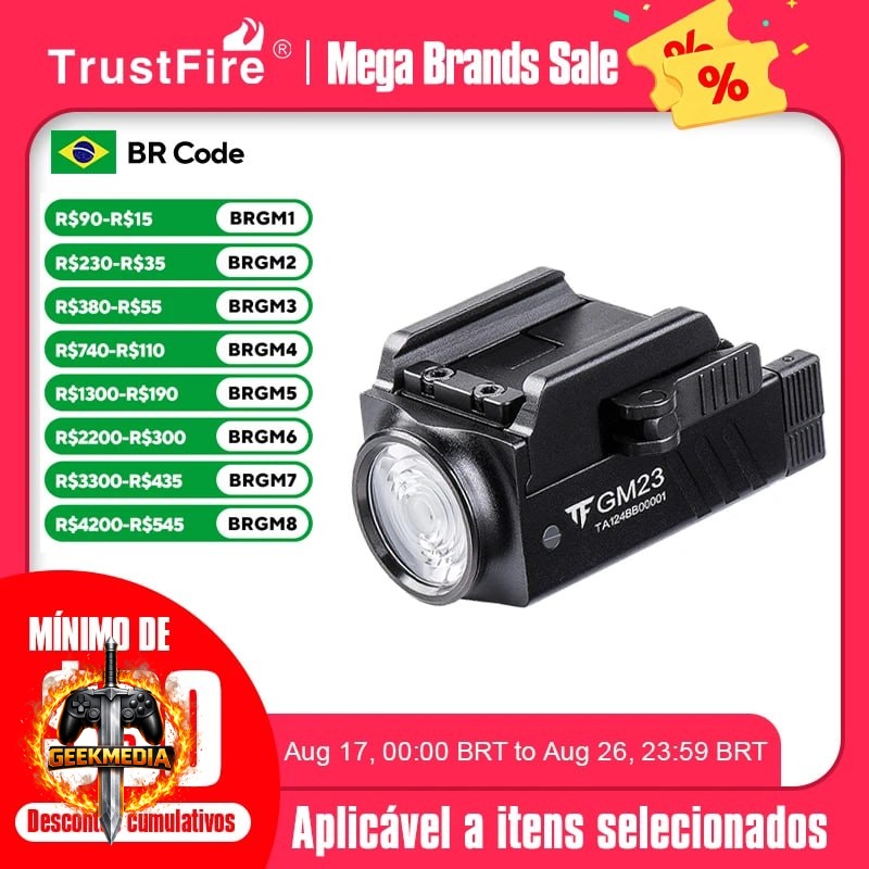 Lanterna Tática LED TrustFire GM23