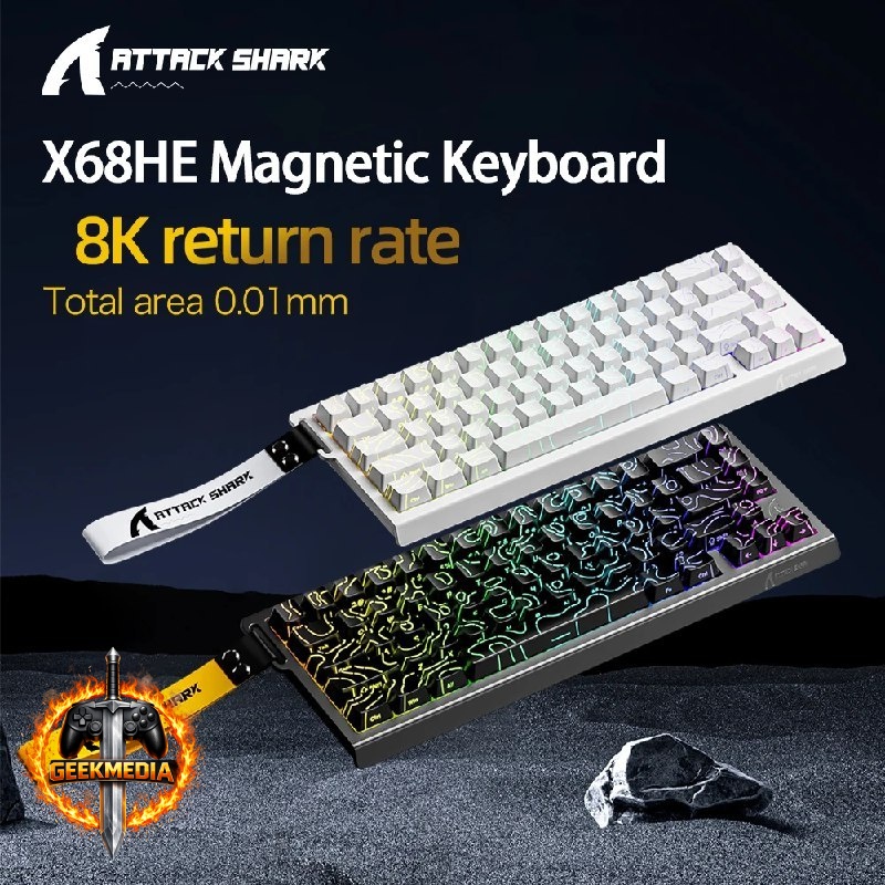 Teclado Magnético ATTACK SHARK X68HE X68Pro He