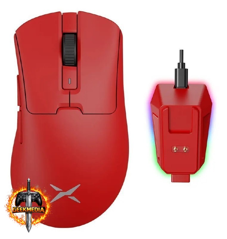 Delux M900 PRO Com Dock Mouse Gamer 2.4ghz 8K