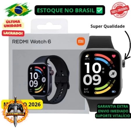 Redmi Watch 6 Original AMOLED GPS Integrado
