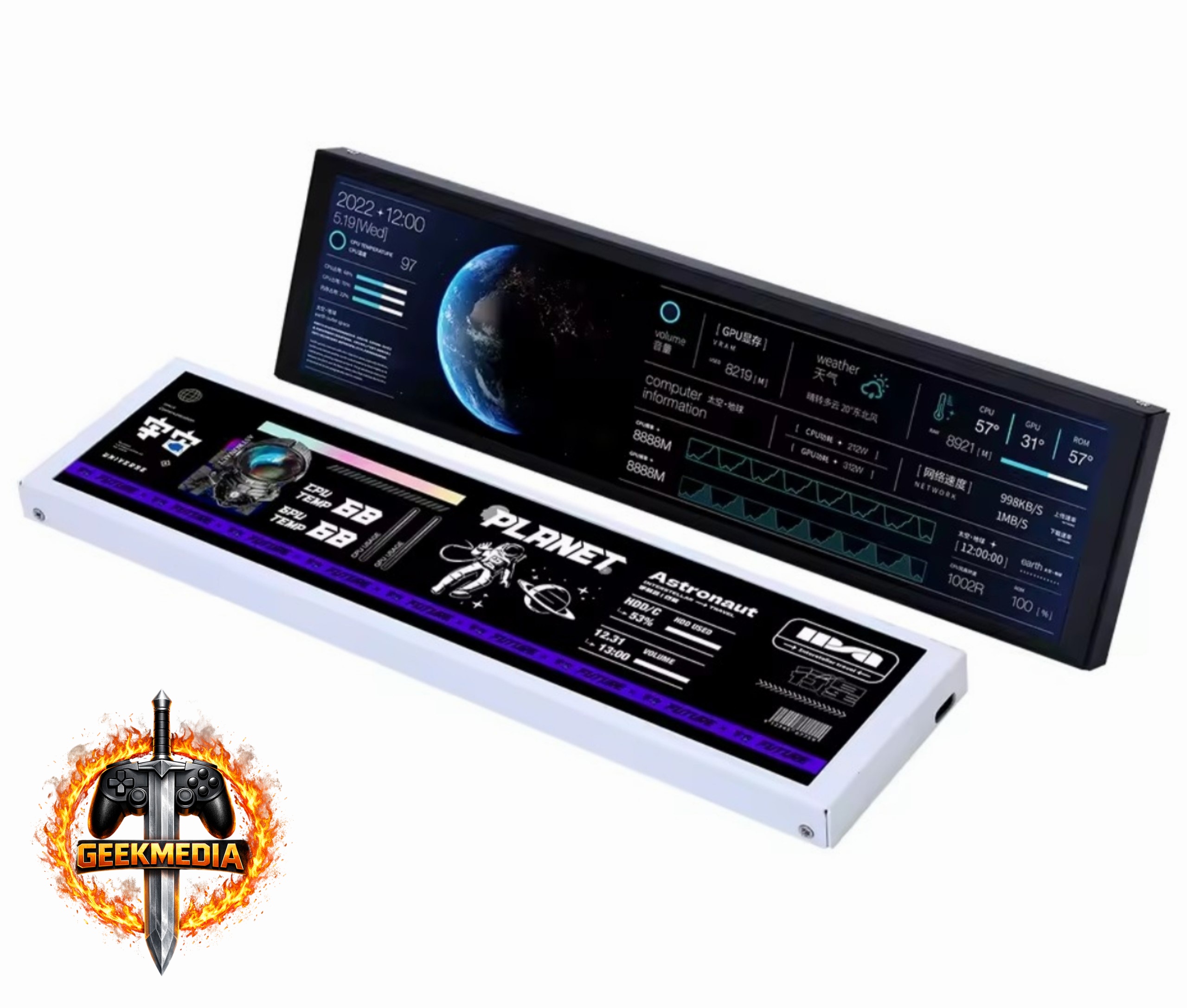 Monitor TURZX 9.2p USB-C IPS LCD para PC