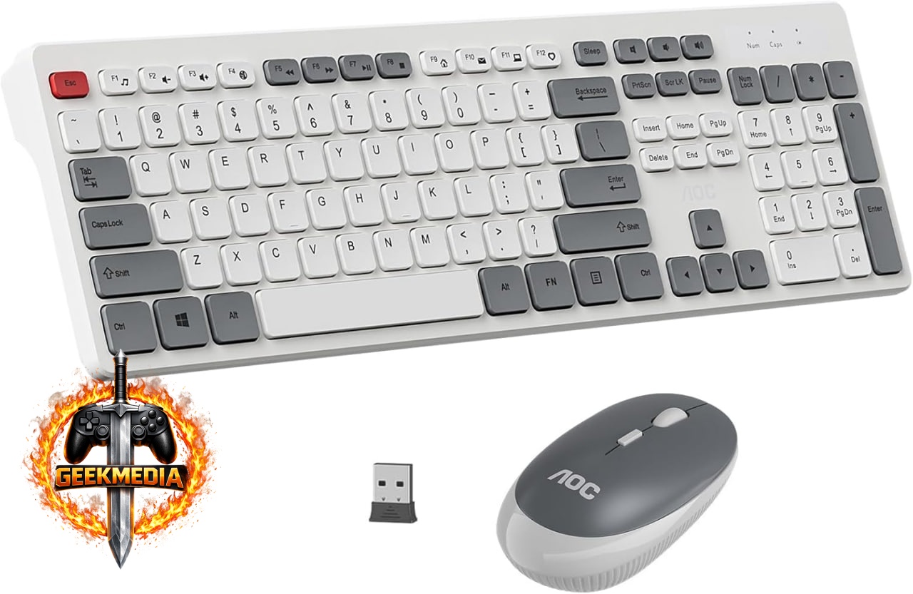 Teclado e Mouse Sem Fio AOC KM600