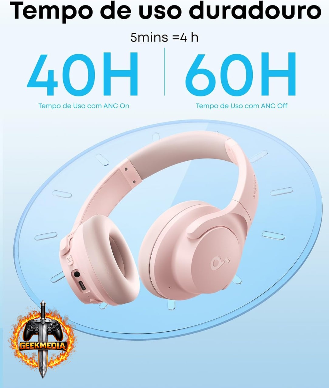 Fone Bluetooth Soundcore Q20i Anker ANC