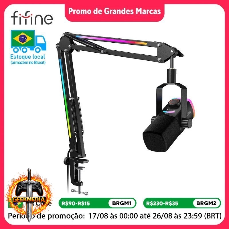 FIFINE AM8 PROT Kit de Microfone para Jogos
