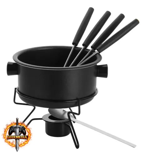 Aparelho Fondue Pop Antiaderente 7 Peças Preto