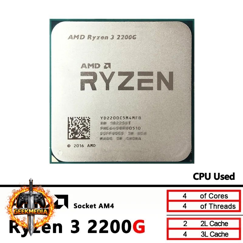 Processador AMD Ryzen 3 2200G