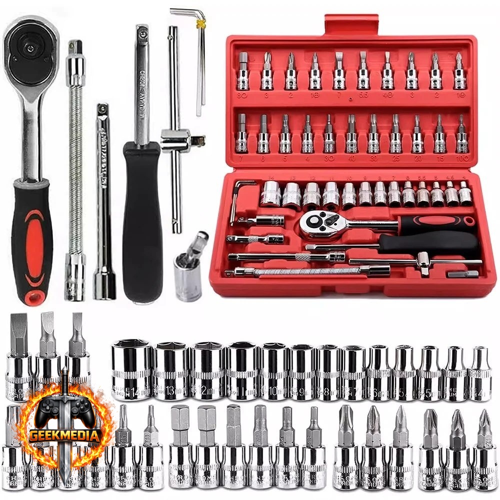 Kit Ferramentas Profissional 46 Peças