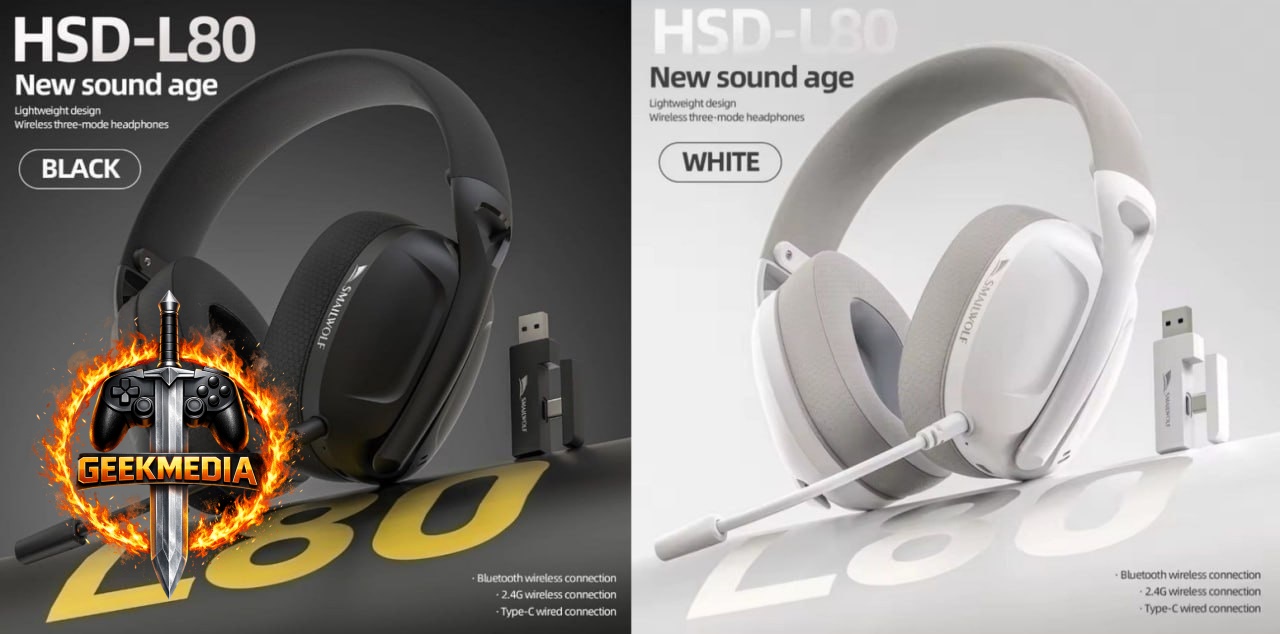 Headset Smailwolf L80 Sem Fio