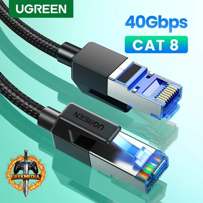 Cabo de Rede Ugreen CAT8 Ethernet 40Gbps 1m
