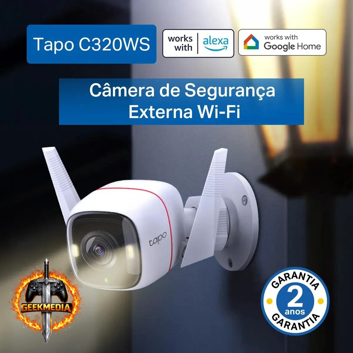 Câmera de Segurança TP-Link Tapo C320WS 2K 4MP