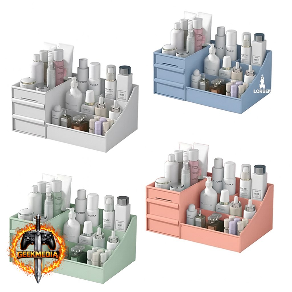 Organizador de Mesa Lorben com Gaveta Multiuso