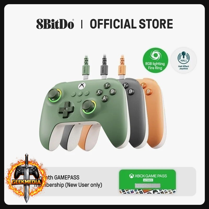Controle 8Bitdo Ultimate C para Xbox com fio