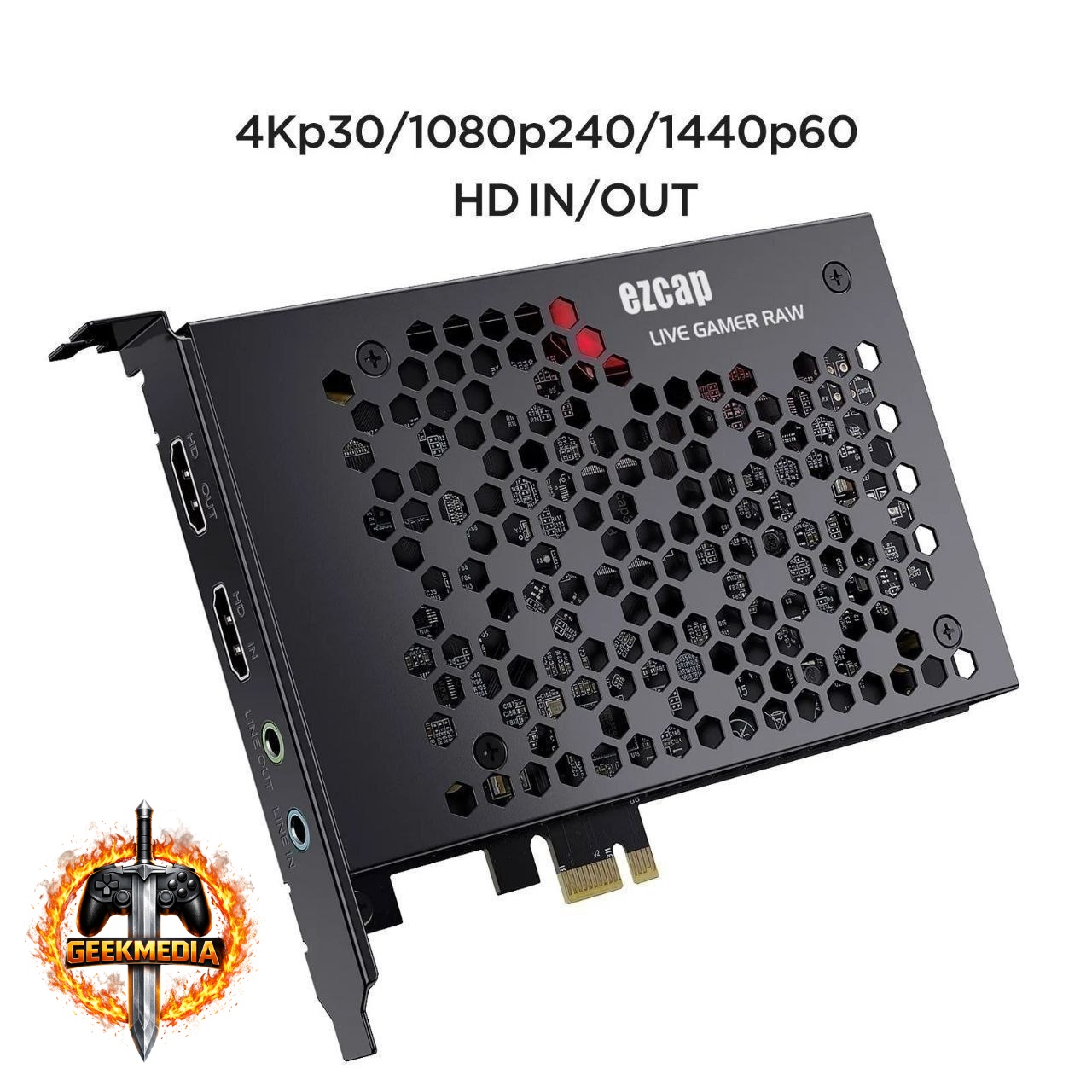 Placa de Captura PCI-E Ezcap 324b