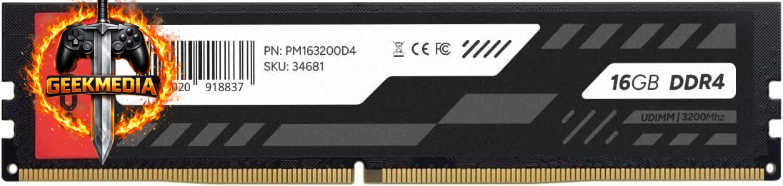 Memória RAM PCYes UDIMM 16GB DDR4 3200MHz