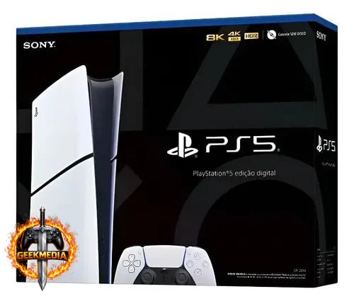Console Playstation 5 Slim Digital 825Gb Branco