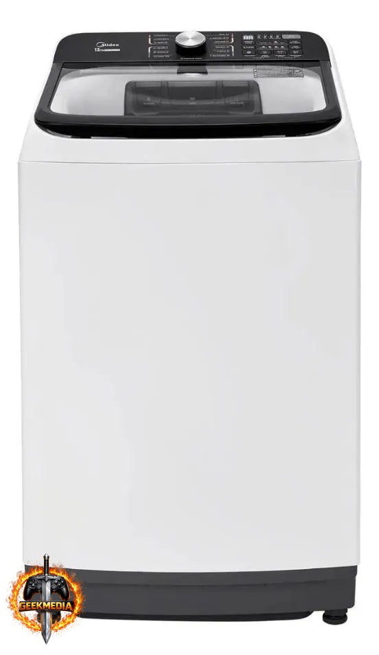 Lavadora de Roupas Midea Wave Agitator 13kg Branca 127v