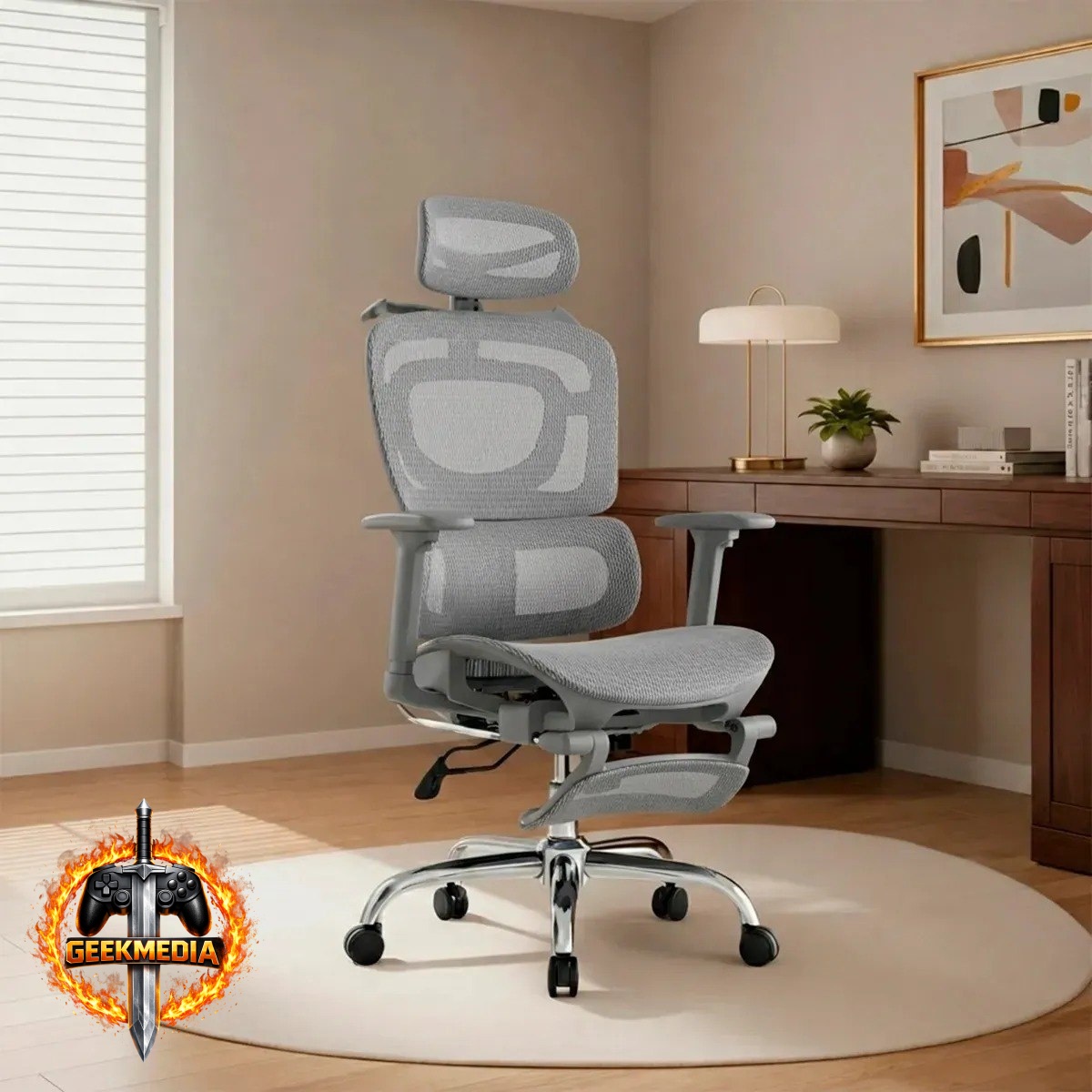 Cadeira de Escritório Ergonômica Giratória Nr17 Corsair