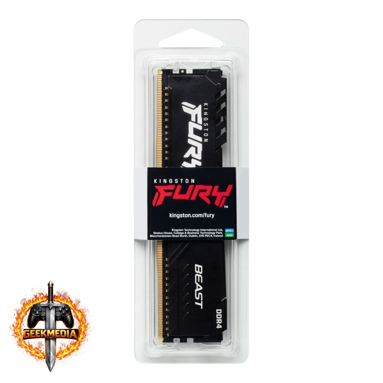 Memória RAM Kingston Fury 8GB DDR4 3200MHz