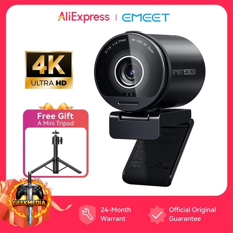 EMEEET S800 Webcam 4K Sensor Sony