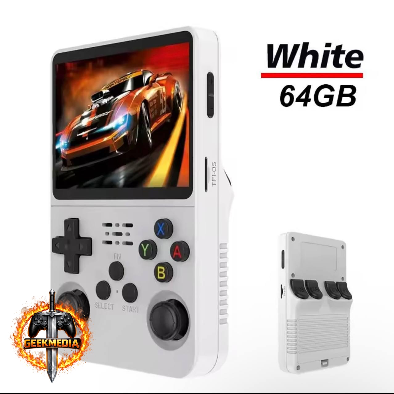 Console Portátil R36S 64GB Branco