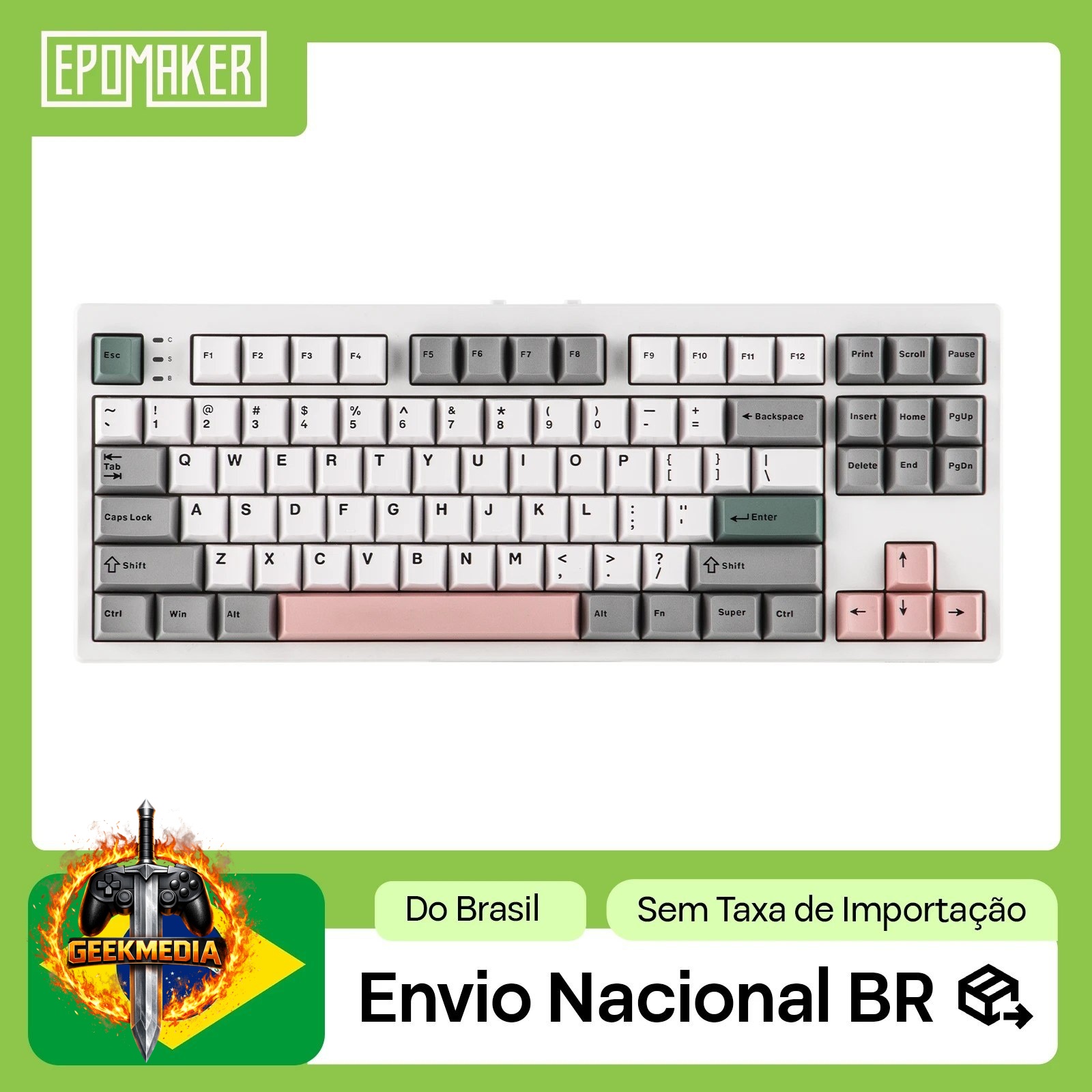 Teclado Mecânico TKL EPOMAKER TH87 ANSI US