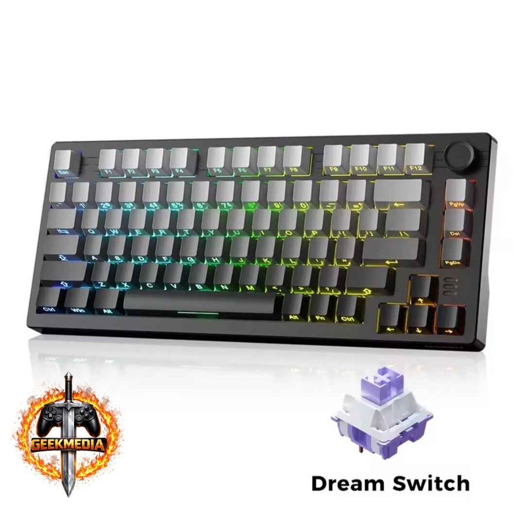 Teclado Mecânico Sem Fio DAREU EK75 PRO