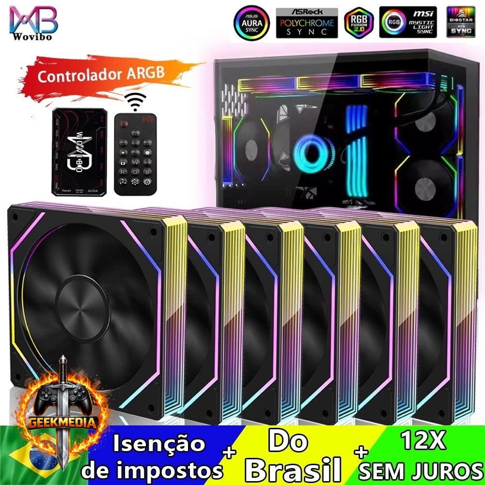 Kit de Fan Wovibo ARGB Infinity Mirror PWM