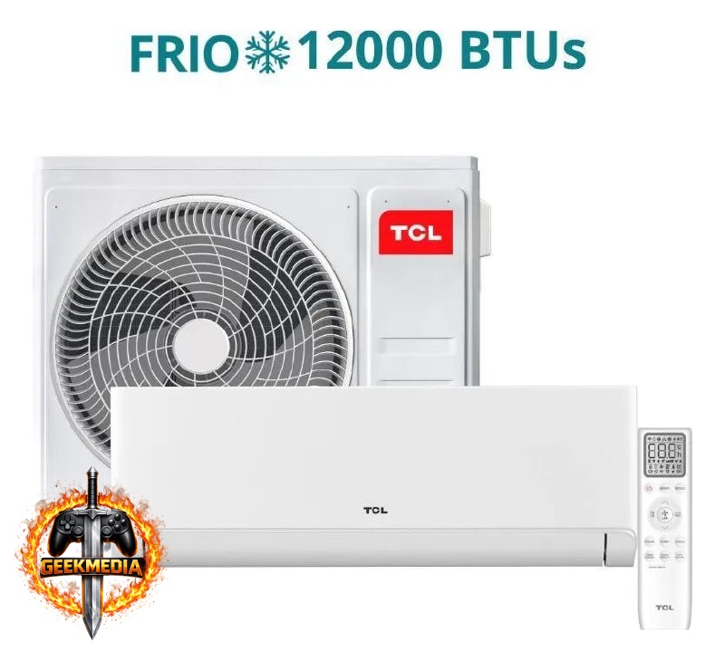 Ar Condicionado TCL Split Inverter Frio 12000 Btus 220V